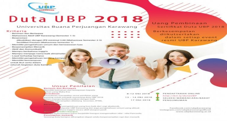 DUTA UBP KARAWANG 2018