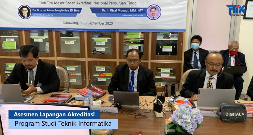 Dua Asesor Melakukan Asesmen ke Prodi Teknik Informatika UBP Karawang